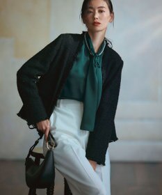 23区 S 【CLASSY.2月号掲載/洗える】TRストレッチギャバ ワイドパンツ