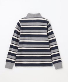 J.PRESS KIDS 【140-170cm】ハーフジップ ボーダー トレーナー