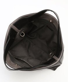 自由区 型押しクロコハンドルトート バック