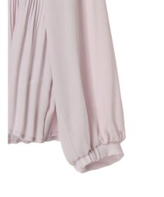 earth music&ecology レースプリーツブラウス