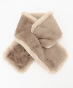 自由区 リバーシブルフェイクファーティペット