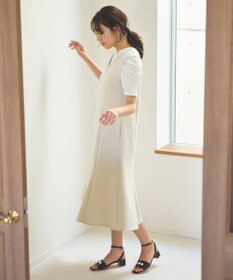 Feroux 【大好評につき今季も登場！】パールポイントダンボール ジャンスカ