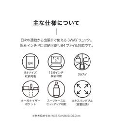 ACE BAGS & LUGGAGE ace. EVL-4.0 10th ビジネスリュック  B4サイズ 15.6インチPC収納 21/27L 3WAY 68955 エース