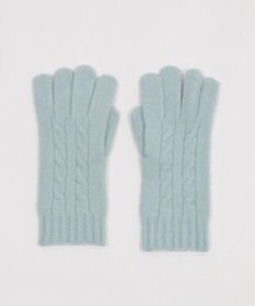 WEGO 【スマホ対応】ケーブル編みニットグローブ