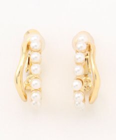 ANY SIS 2連フープ イヤリング