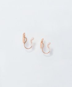 Phoebe 【痛くないシリーズ/金属アレルギー対応】ニュアンスハートライトフィットイヤリング　シャンパンゴールド