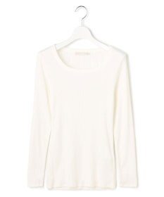 ICB 【洗える】 ４×２リブ プルオーバー オフホワイト系