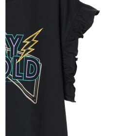 Green Parks ・ＤｏｕｂｌｅＦｌａｇｓ　フリルショルダープリントＴＥＥ