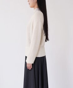 TOQUE 〈大草直子さんアドバイザー〉ベビーアルパカ×シルクハニカムニットトップス