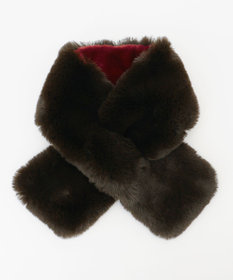 自由区 リバーシブルフェイクファーティペット