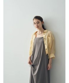 YECCA VECCA 【2点SET】シアーシャツ×Aラインキャミワンピース