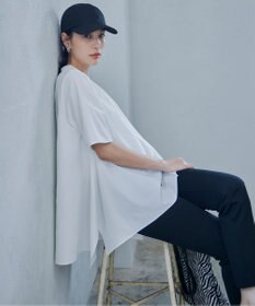 ICB 【接触冷感・UVカット・洗える】ヴィンテージスパンブロード バンドカラーブラウス