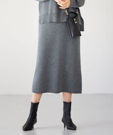 自由区 S 【WEB&一部店舗限定】スムージーニット スカート