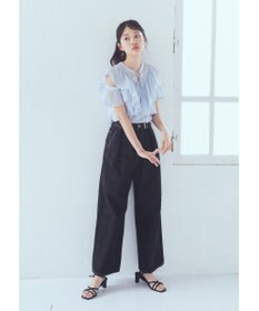 earth music&ecology ２ＷＡＹフリルブラウス