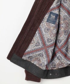 JOSEPH ABBOUD 【イタリア素材/軽量/ストレッチ】ワイドチョークストライプ  ブルゾン