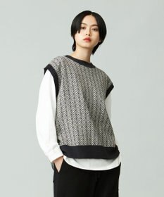 J.PRESS YORK STREET 【WOMEN】ANTI PILLING  JACQUARD ベスト