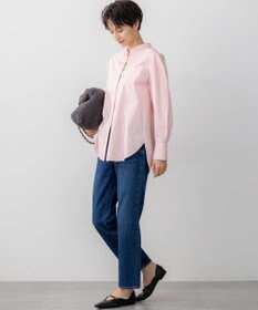 23区 L 【滝沢眞規子さん着用/mi-molletコラボ/洗える】CANCLINI デザイン シャツ