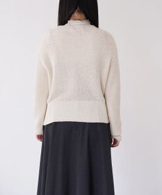 TOQUE 〈大草直子さんアドバイザー〉ベビーアルパカ×シルクハニカムニットトップス