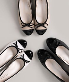 TOCCA 【大人百花掲載・晴雨兼用・抗菌防臭・防水】RIBBON BALLET RAINPUMPS バレエ レインパンプス