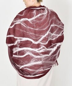 muto ニードルパンチ シルクウールストール