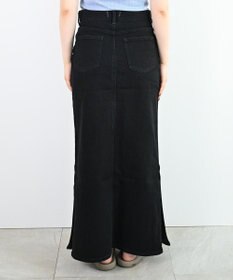 woadblue ＜坪田あさみさんコラボ＞LINE ラインスカート ブラック