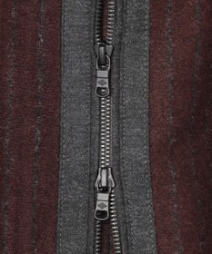 JOSEPH ABBOUD 【イタリア素材/軽量/ストレッチ】ワイドチョークストライプ  ブルゾン