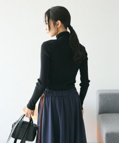 CRAFT STANDARD BOUTIQUE 洗える/とてもちリブタートルネックニットプルオーバー/24AW
