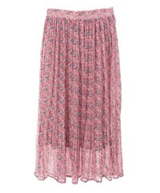 Green Parks マジョリカプリーツ柄スカート