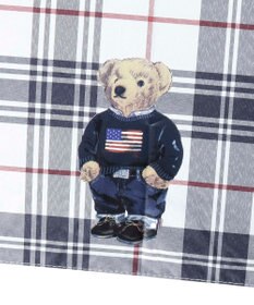 MOONBAT 【軽量】POLO RALPH LAUREN 晴雨兼用日傘 折りたたみ傘 チェック／遮光 遮熱 UV 簡単開閉