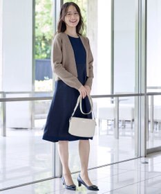 Tiaclasse L 【新色追加・洗える】ストレートショートニットボレロ