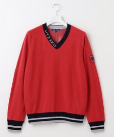 23区GOLF 【MEN】【手洗い可】裏地付き Vネックニット