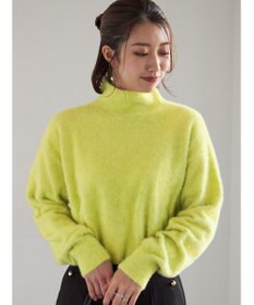 Te chichi 【宮本茉由着用】ハイネックフェザーニット