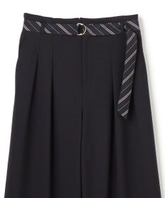 BEIGE， ZEPHYR / ベルト付き 2タックワイドパンツ