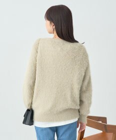 earth music&ecology モヘヤライクレースニット