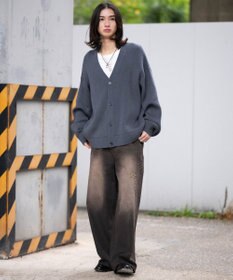 WEGO 【ユニセックス着用ITEM/MLサイズ展開】クロップドカーディガン