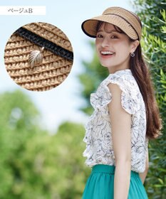 Tiaclasse 【選べる2TYPEデザイン】ストローサンバイザー & ストローキャップ