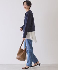 AMERICAN HOLIC リングドットボタンカーディガン