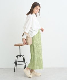 earth music&ecology ベルティカルフリルナロースカート