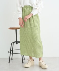 earth music&ecology ベルティカルフリルナロースカート