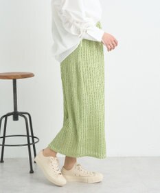 earth music&ecology ベルティカルフリルナロースカート