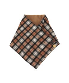 MOONBAT WEB限定【洗える】ミエル (miel) カシミヤ100％ チェックボタン付きマフラー