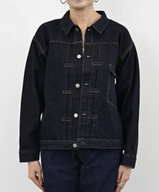 LENO BRENDA BIG TRUCKER JACKET《UNISEX》オーバーサイズデニムブルゾン