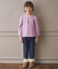 ANY KIDS 【らくっトレーナー】裏毛 ネックレス トレーナー