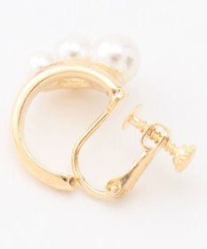 ANY 【WEB限定】パールフープイヤリング(両耳用)