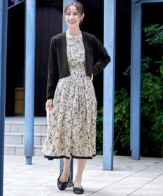 Tiaclasse L 【新色追加・洗える】ストレートショートニットボレロ