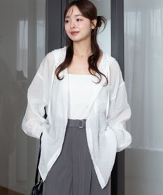 WEGO 【2026年春夏新作】シアーフードシャツ