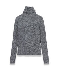 JOSEPH 【洗える】ケーブル&リブ　ハイネックニット