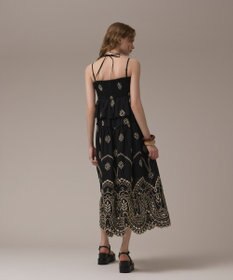 GRACE CONTINENTAL カットワークマキシドレス