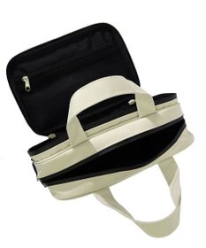 +RING 【プラスリング】傘生地を使用したボストンバッグ  waterproofed mini boston bag WHT Sr.404