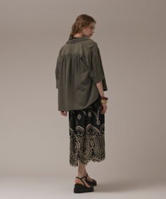 GRACE CONTINENTAL カットワークマキシドレス